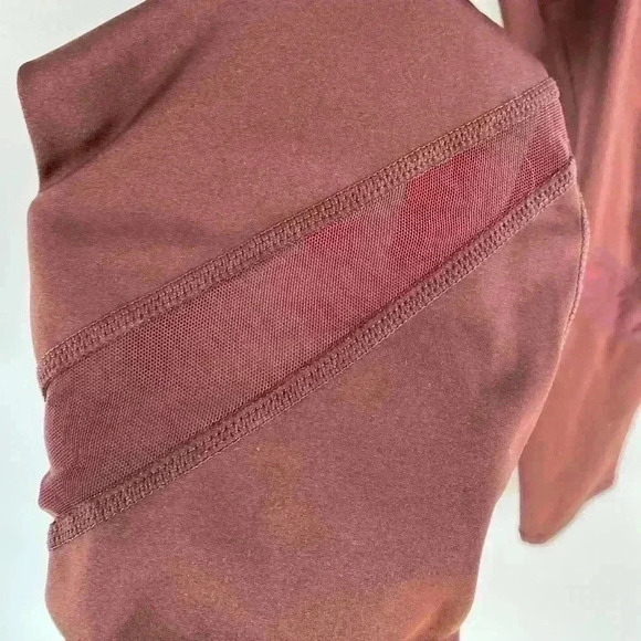 Athleta Tenacity 7/8 Leggings Powerlift Pull On High Rise Activewear Red Women S - Picture 5 of 12